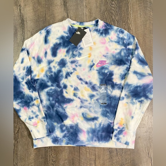 Nike Other - NEW | NIKE Sportswear Tie-Dye French Terry Mens Sweatshirt